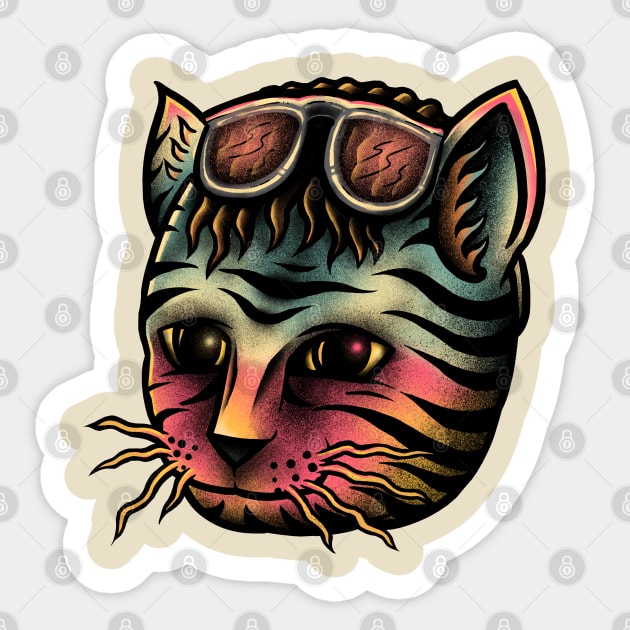 My Kitty Cat Sticker by barmalisiRTB